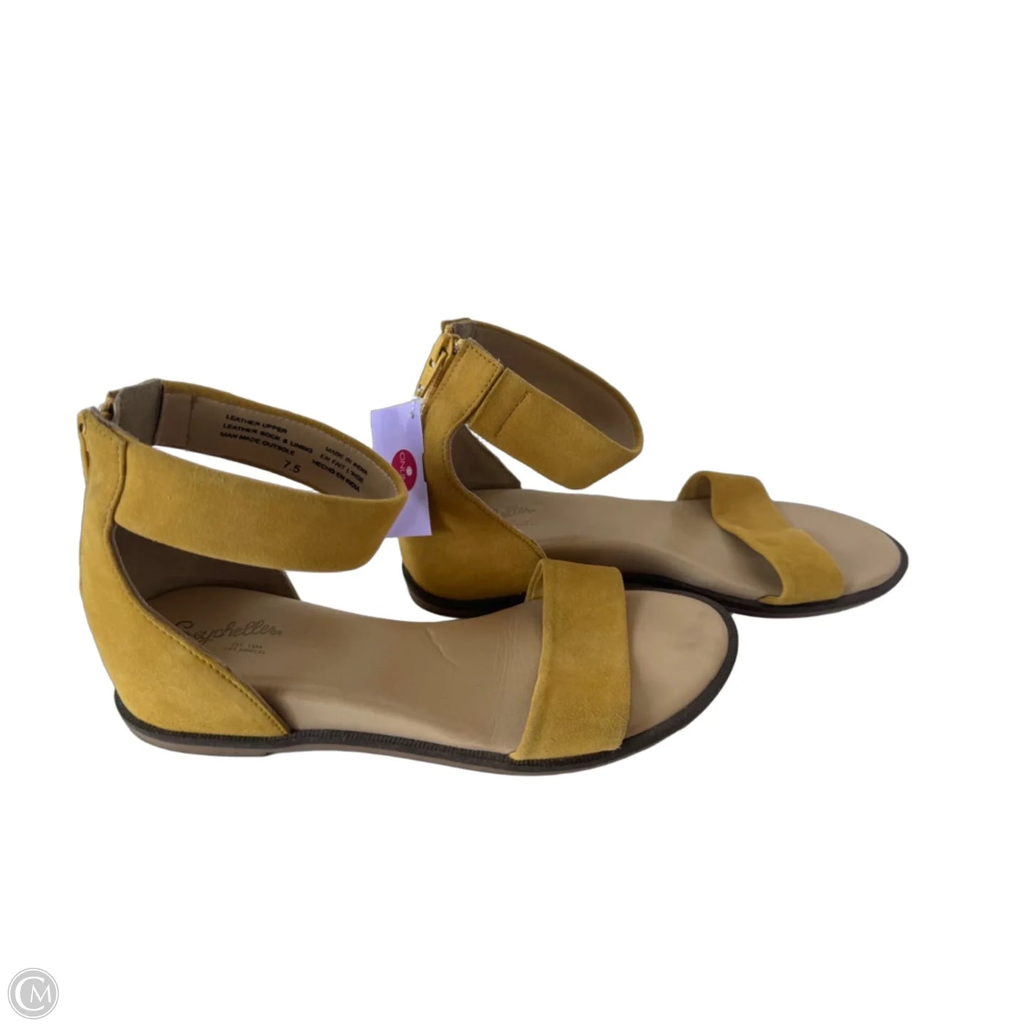 Sandals Flats By Seychelles In Yellow, Size: 7.5