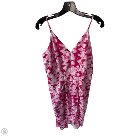 Dress Party Short By Chelsea 28 In Pink & White, Size: M