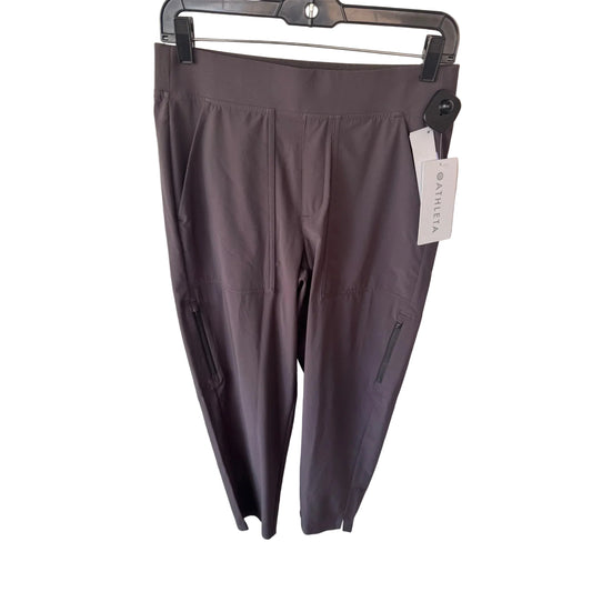 Athletic Pants By Athleta In Grey & Purple, Size: 4