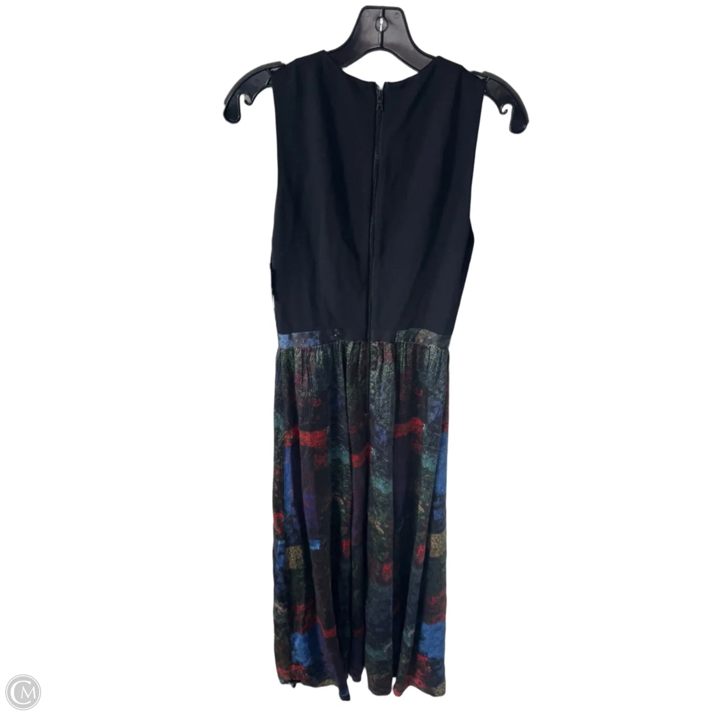 Dress Designer By Alice + Olivia In Black & Green, Size: S