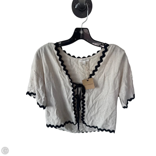 Jacket Other By Blu Pepper In Black & Cream, Size: S