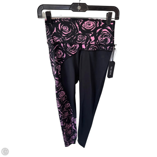 Athletic Leggings By Tail In Black & Pink, Size: 4