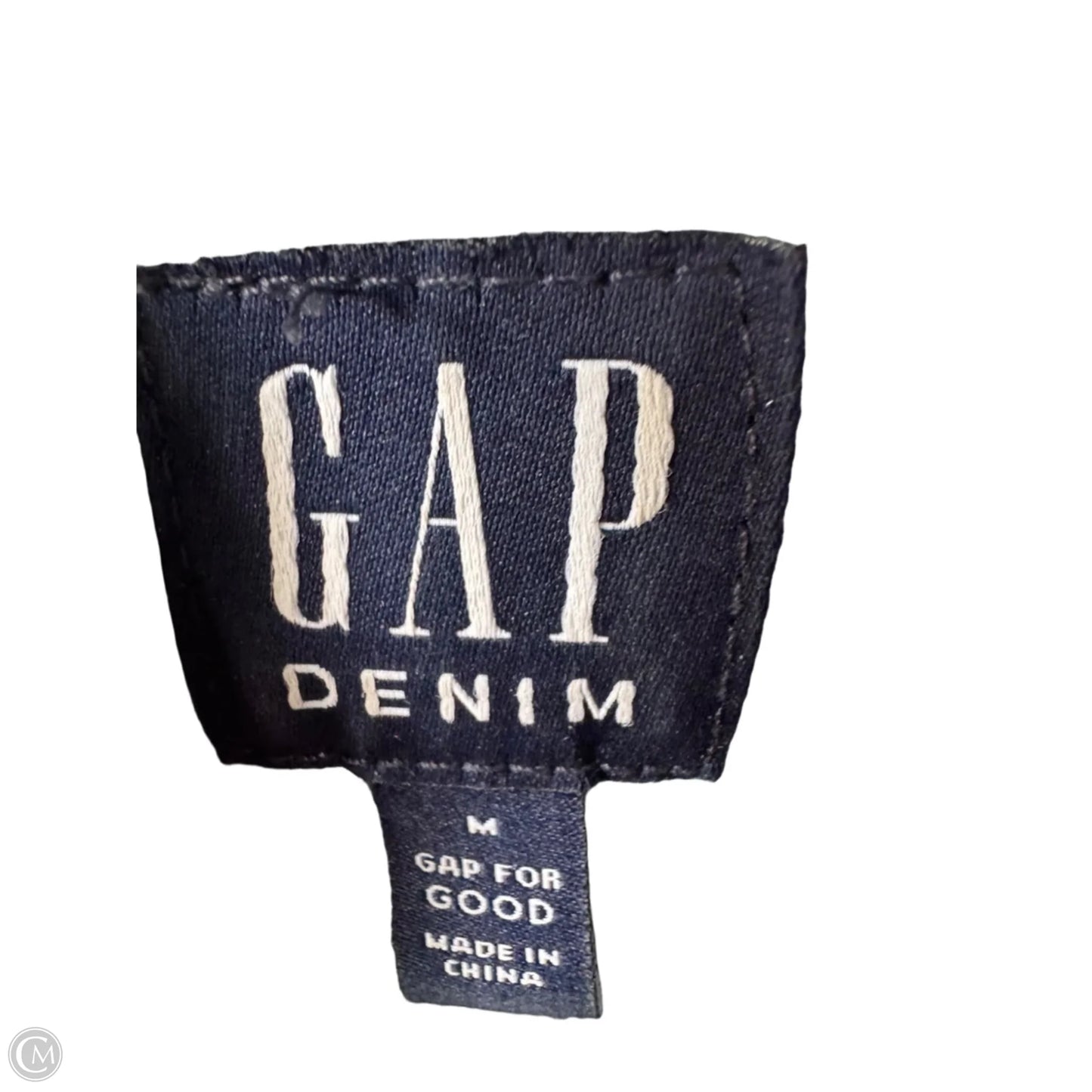 Jacket Denim By Gap In Blue Denim, Size: M