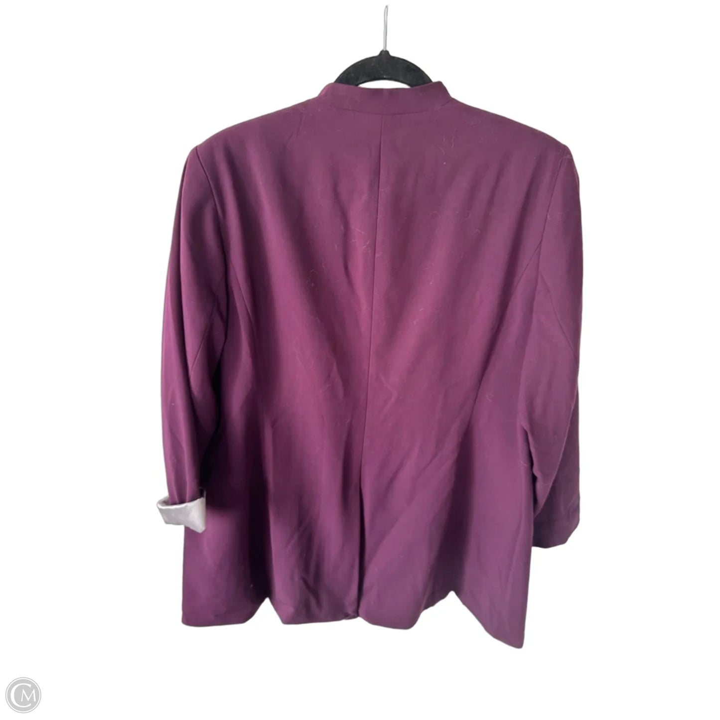 Blazer By Calvin Klein In Purple, Size: Xl