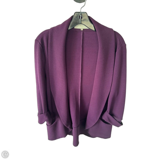 Blazer By Clothes Mentor In Purple, Size: Xl