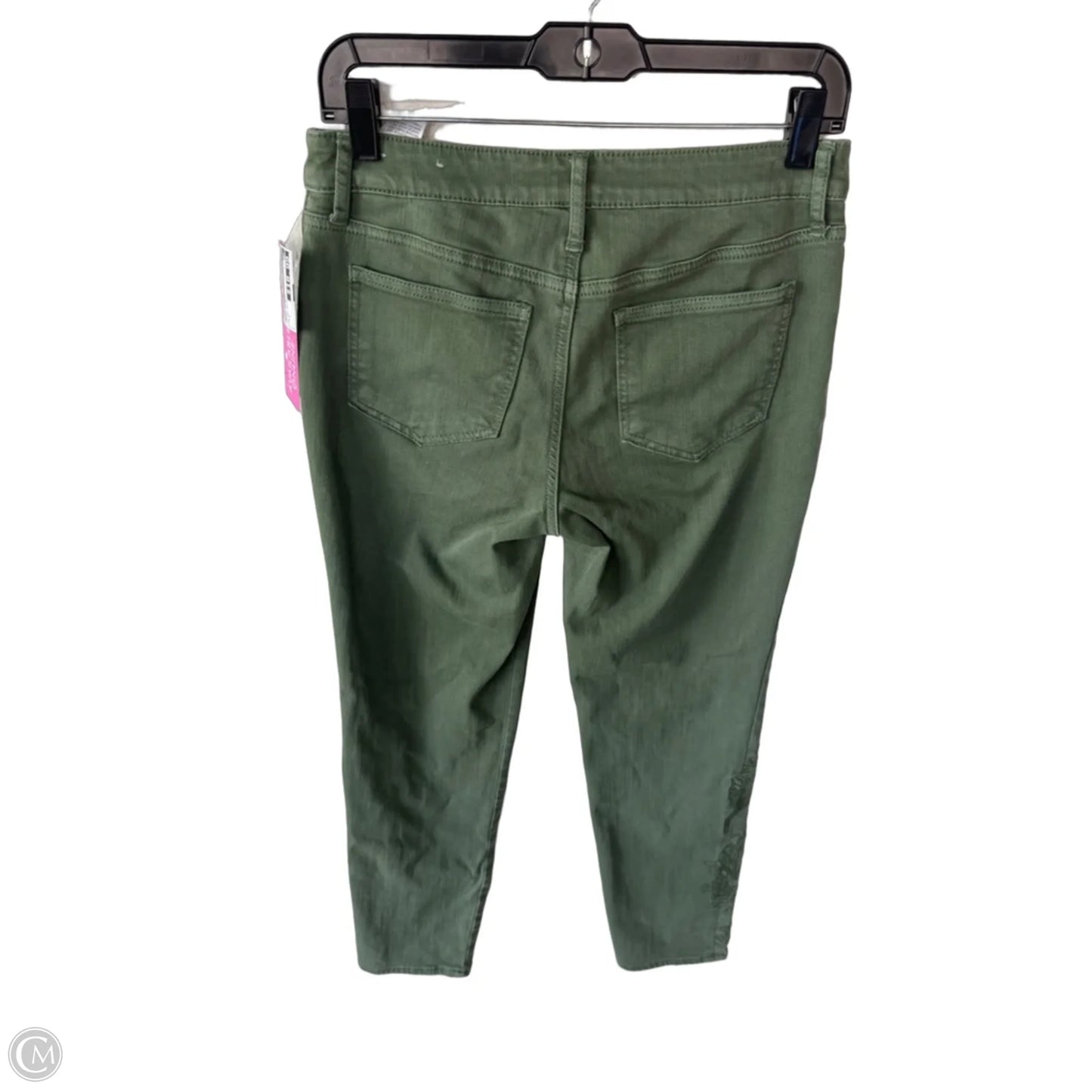 Jeans Skinny By Chicos In Green Denim, Size: 2