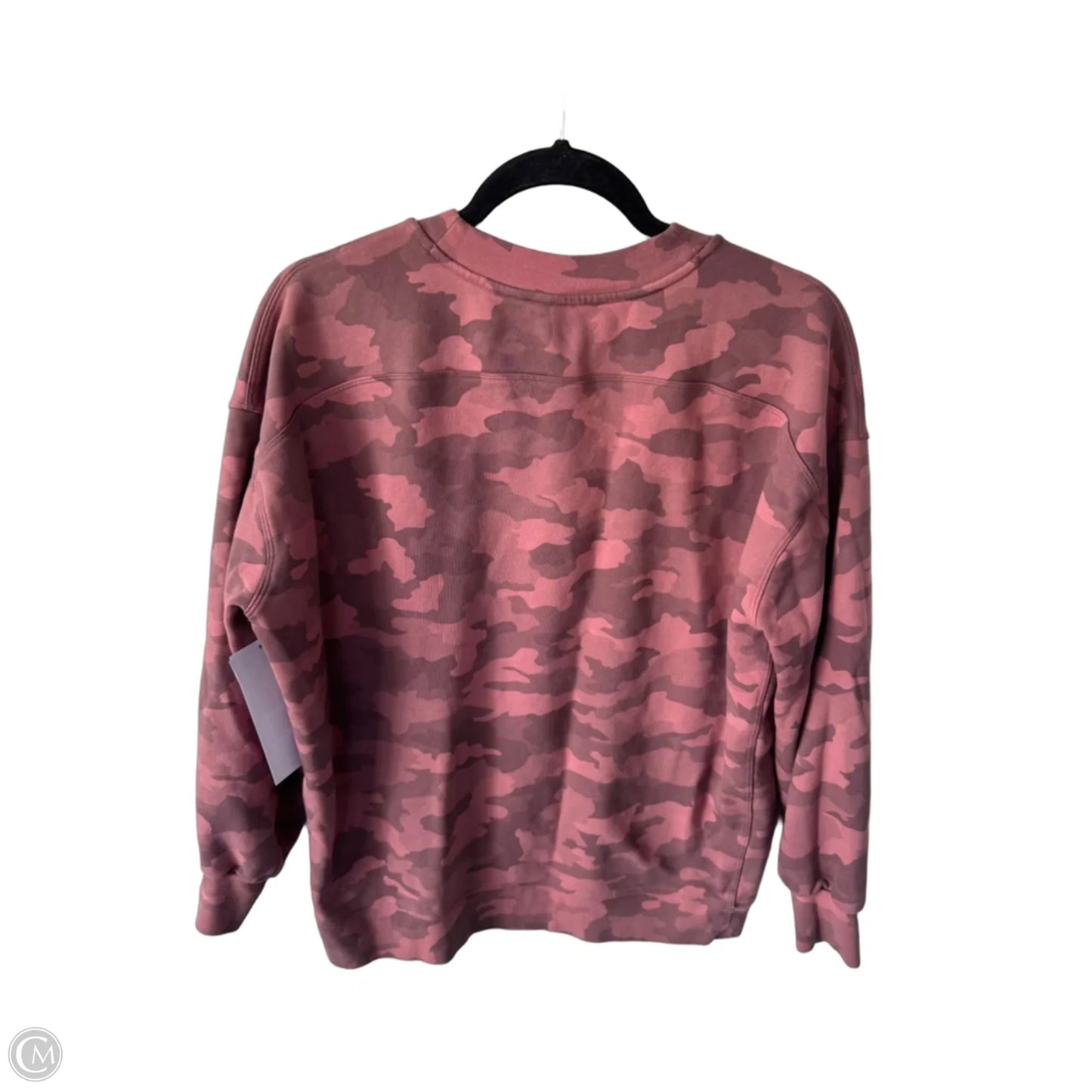 Athletic Sweatshirt Crewneck By Lululemon In Pink & Red, Size: S