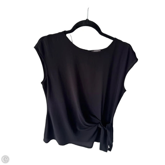 Blouse Sleeveless By Vince Camuto In Black, Size: S