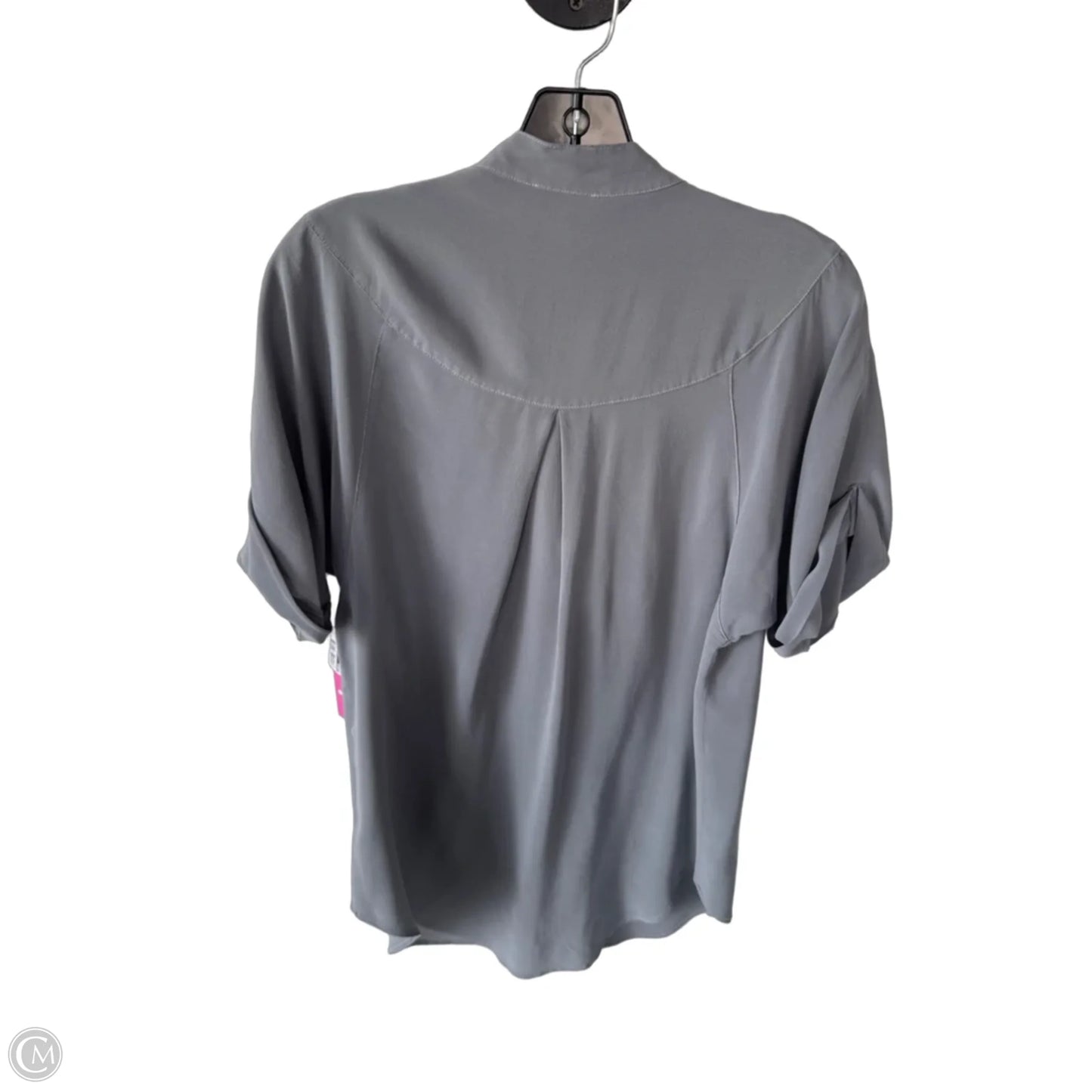 Blouse Short Sleeve By Maeve In Grey, Size: S