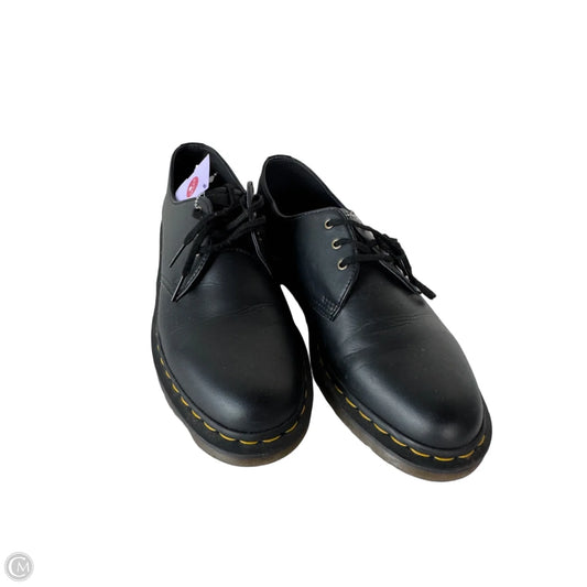 Shoes Flats By Dr Martens In Black, Size: 10