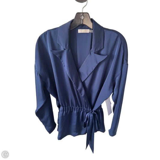 Blouse Long Sleeve By Ramy Brook In Navy, Size: Xs