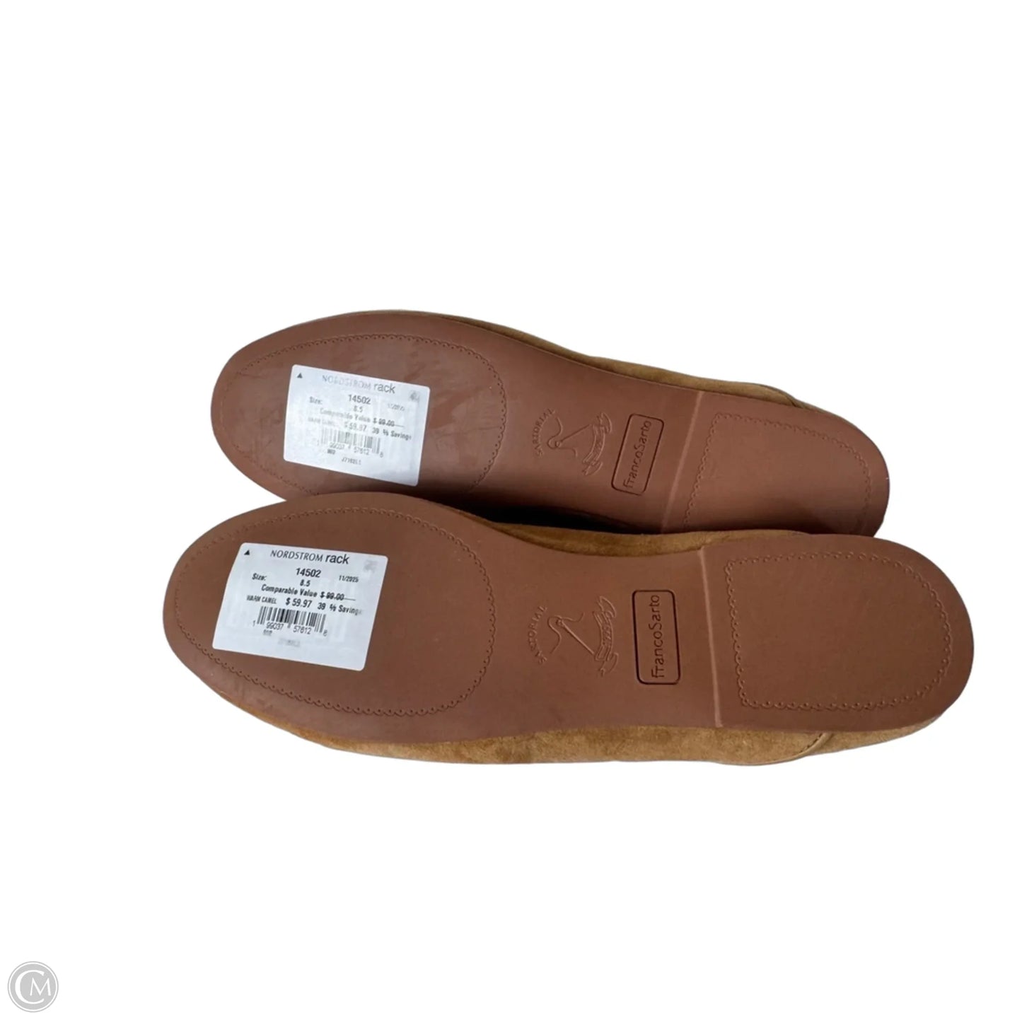 Shoes Flats By Franco Sarto In Brown, Size: 8.5