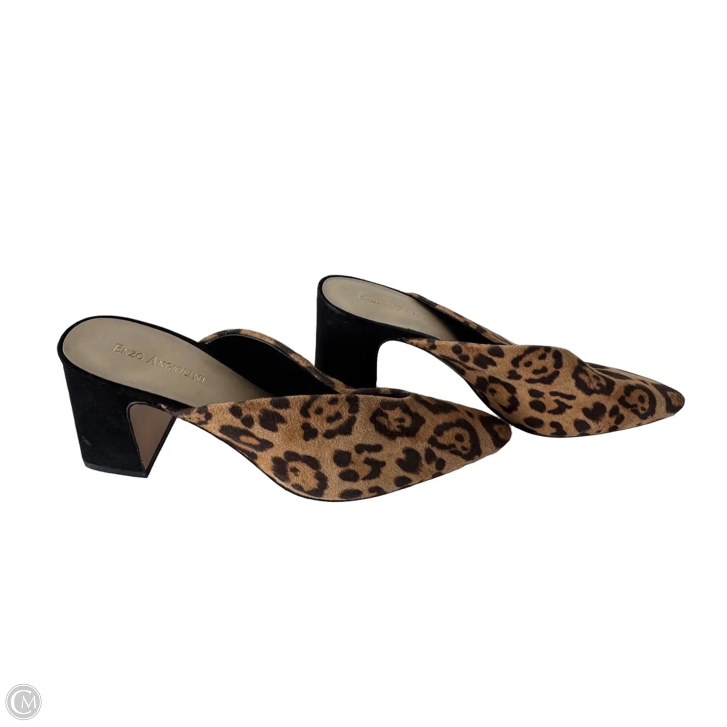 Shoes Heels Block By Enzo Angiolini In Animal Print, Size: 9