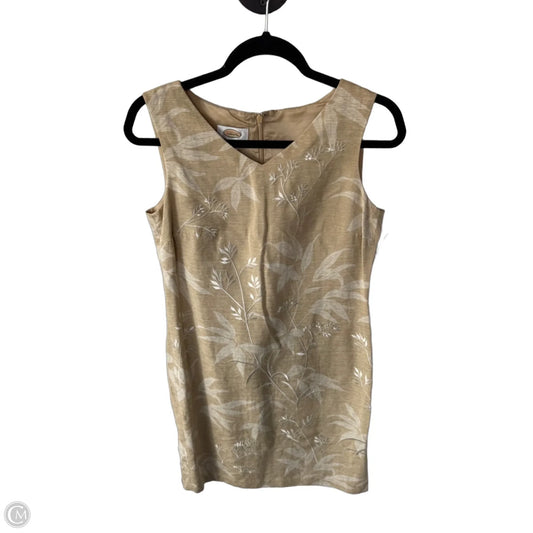 Dress Work By Talbots In Tan, Size: S