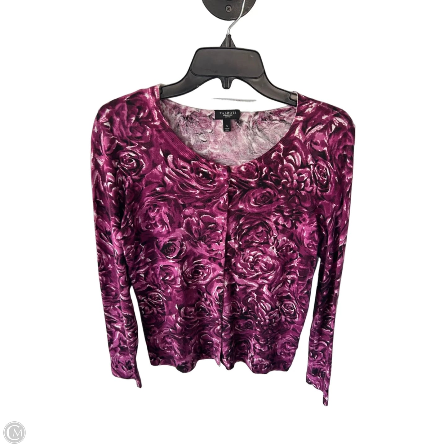 Sweater Cardigan By Talbots In Pink, Size: Sp