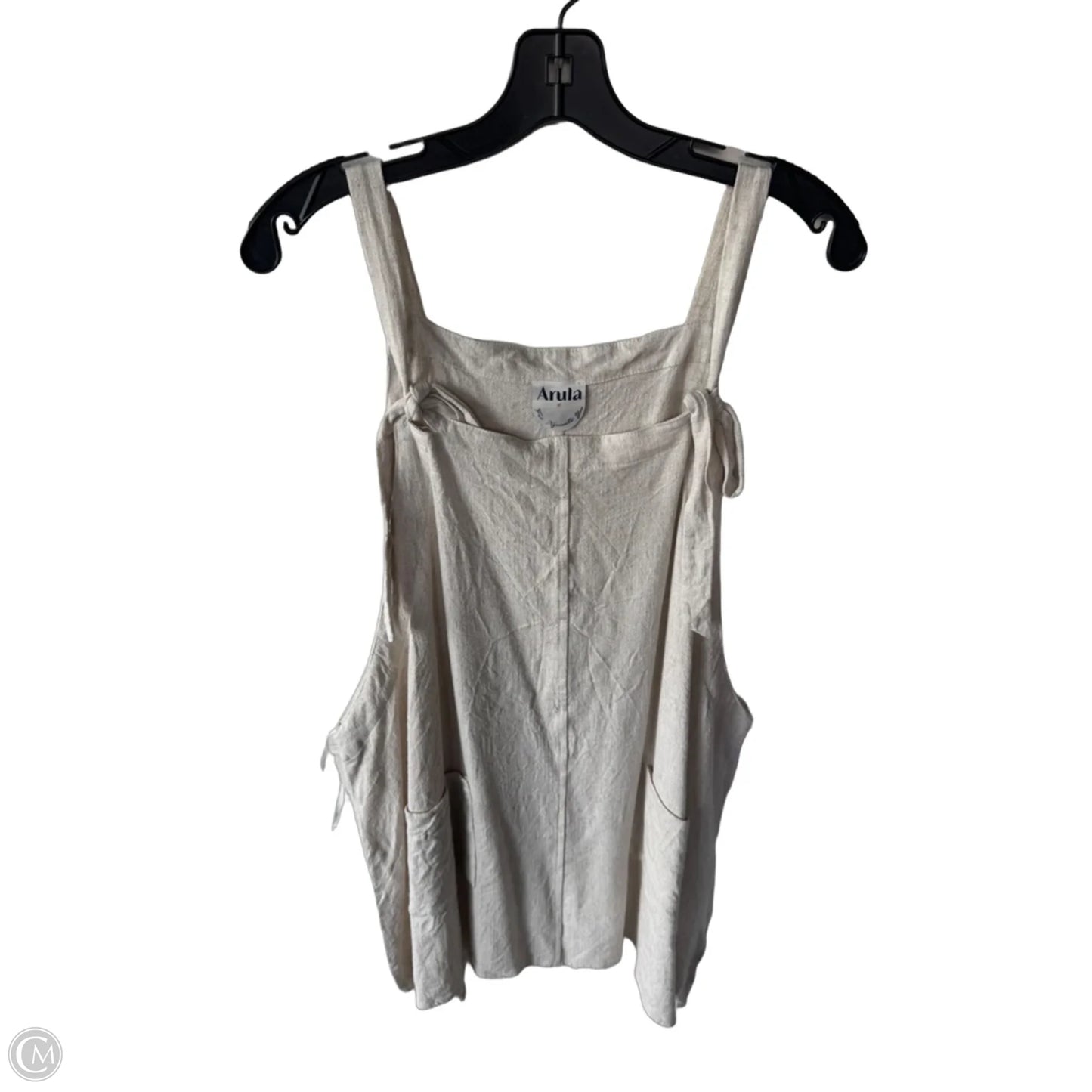 Dress Casual Short By Arula In Cream & Tan, Size: 2x