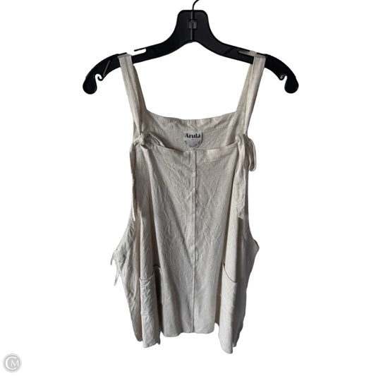 Dress Casual Short By Arula In Cream & Tan, Size: 2x