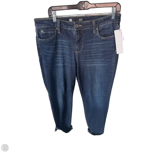Jeans Boyfriend By Kut In Blue Denim, Size: 10