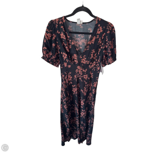 Dress Casual Maxi By A New Day In Black & Brown, Size: S