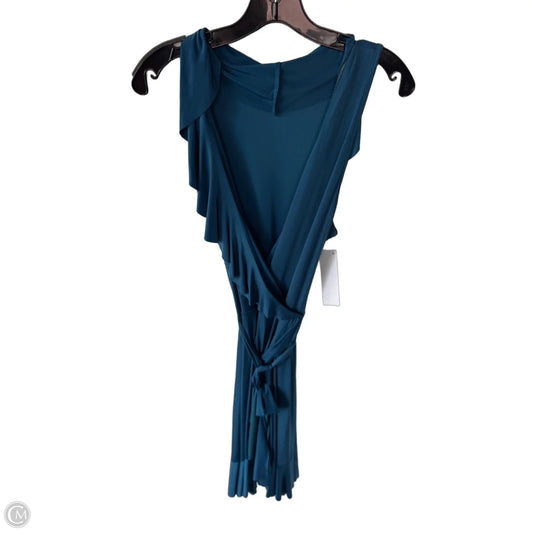 Dress Party Midi By Clothes Mentor In Teal, Size: M