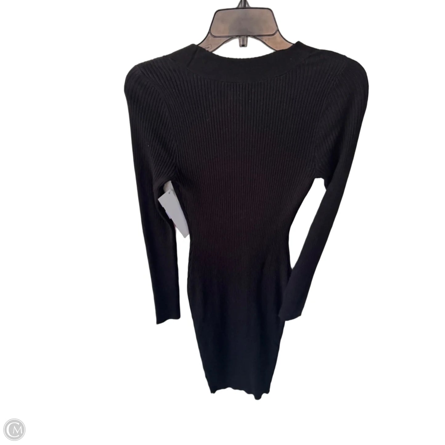 Dress Sweater By Bold Elements In Black & Gold, Size: S