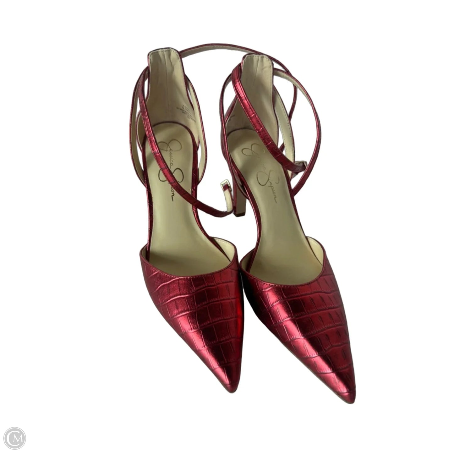 Shoes Heels Stiletto By Jessica Simpson In Red, Size: 9.5
