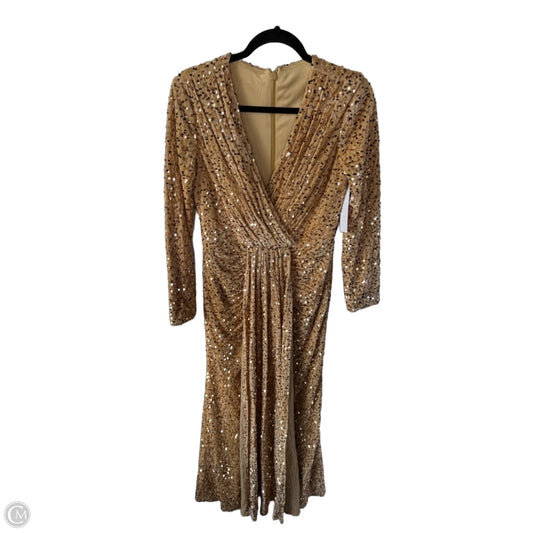 Dress Party Long By Cmf In Gold, Size: M