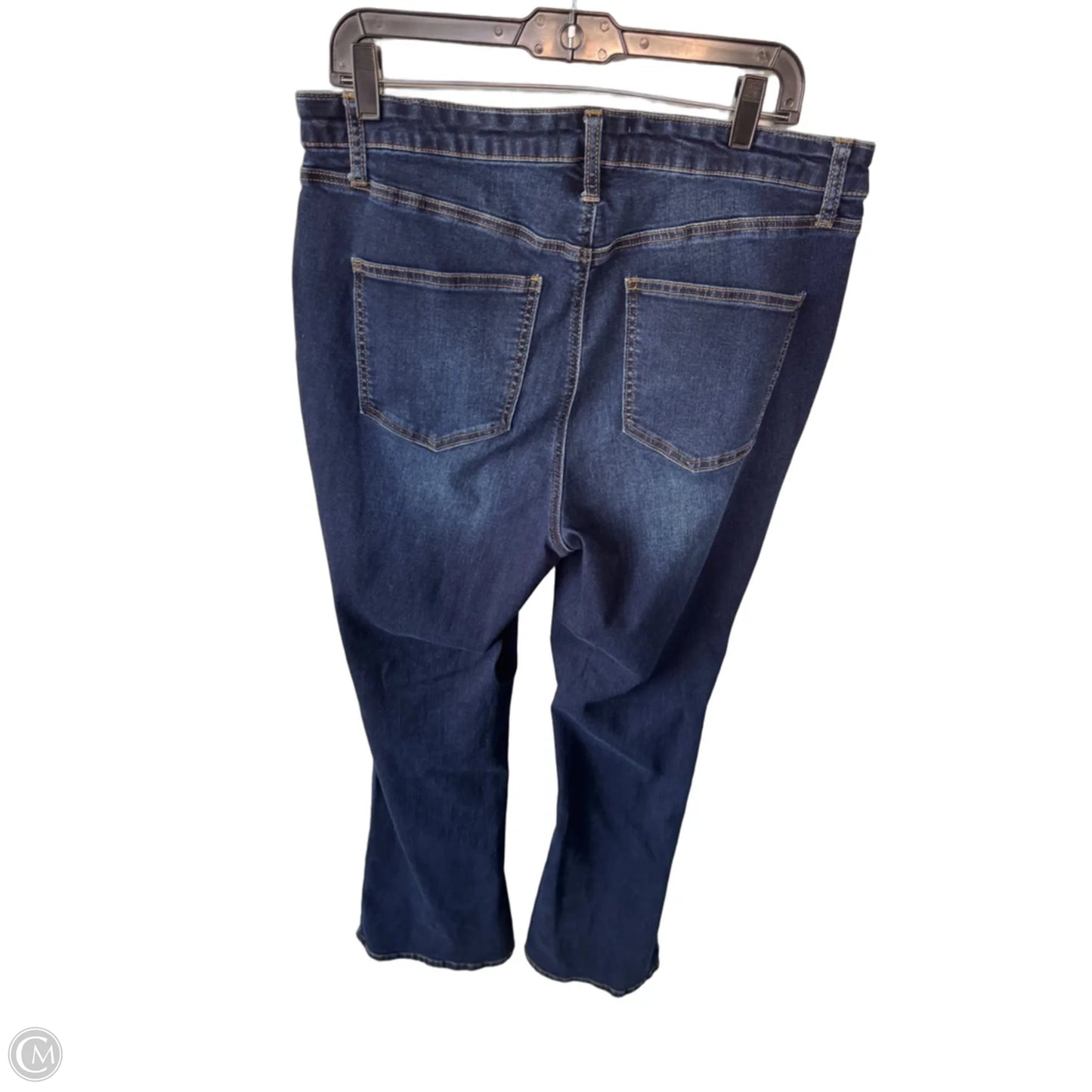Jeans Boot Cut By Arula In Blue Denim, Size: 14