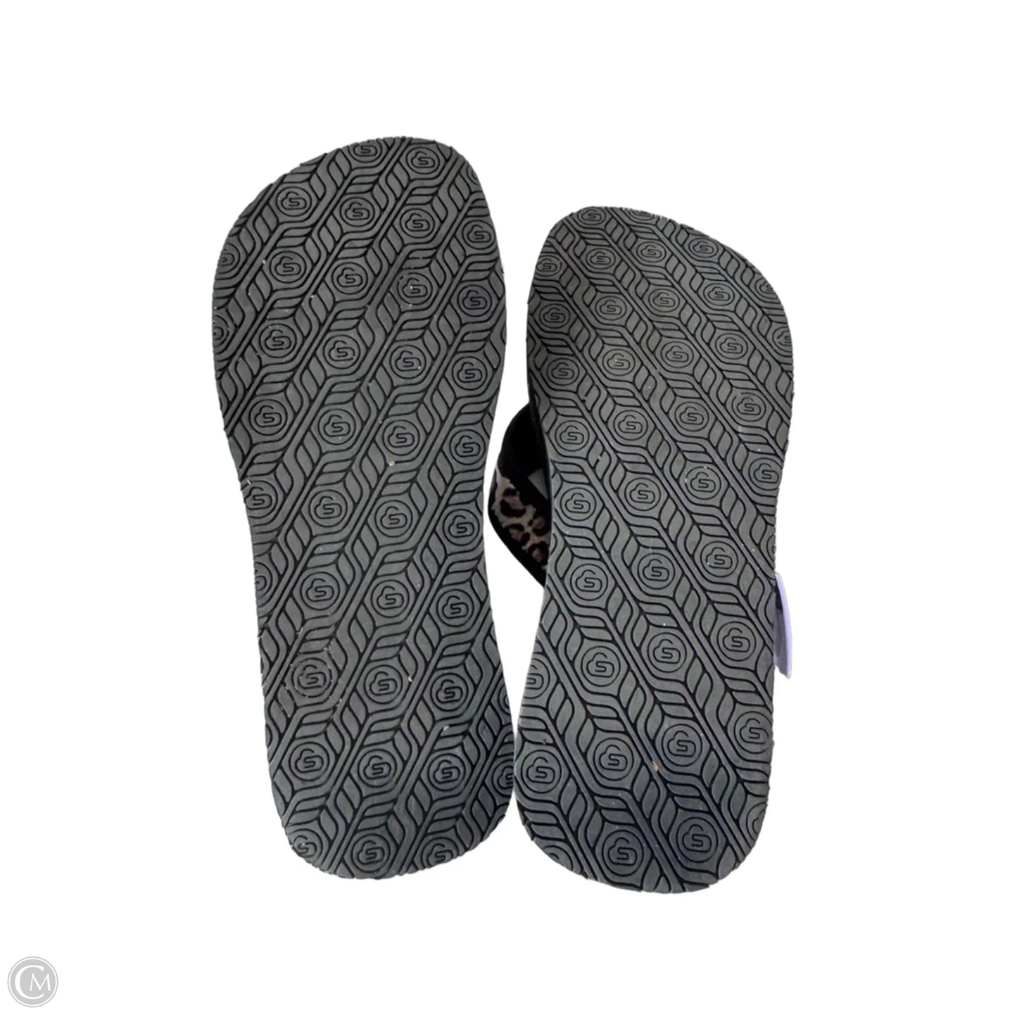 Sandals Flats By Cmc In Black & Brown, Size: 10.5
