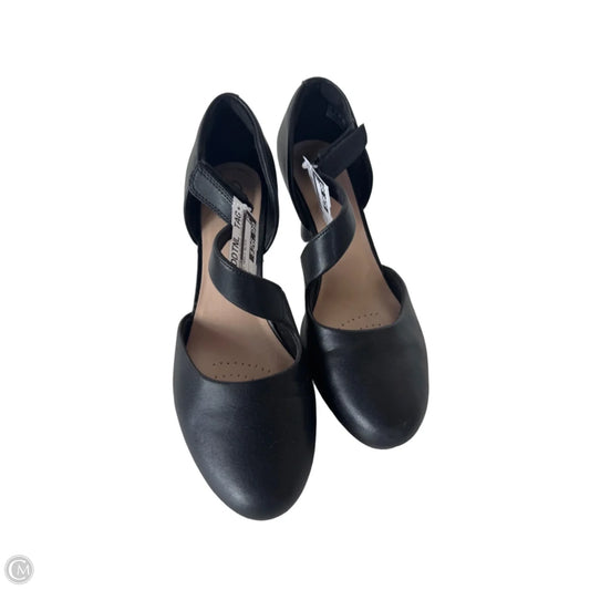 Shoes Heels Block By Clarks In Black, Size: 11