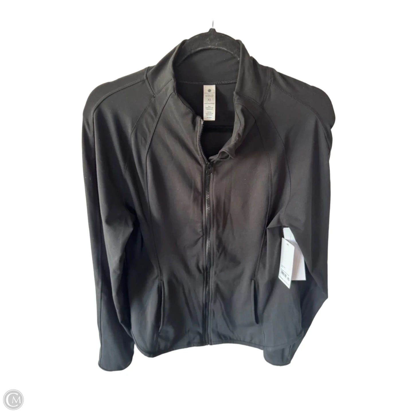 Athletic Jacket By Yogalicious In Black, Size: Xl