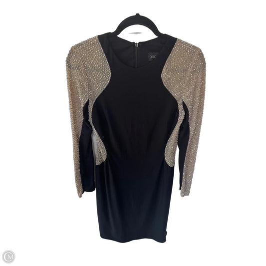 Dress Designer By Xscape In Black & Silver, Size: M