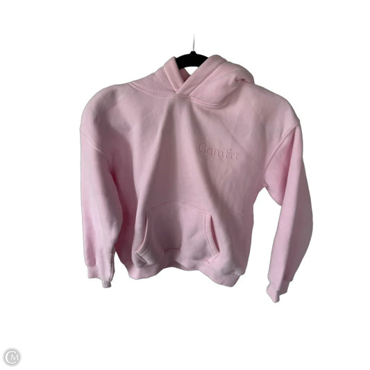 Sweatshirt Hoodie By Clothes Mentor In Pink, Size: M