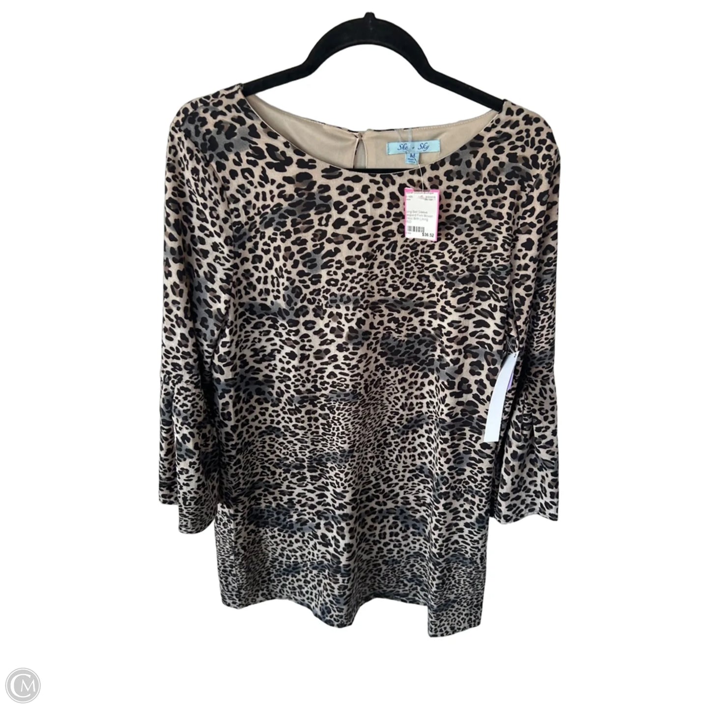 Dress Work By She + Sky In Animal Print, Size: M