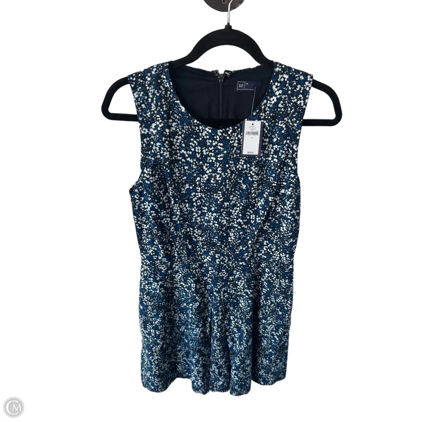 Dress Work By Gap In Blue & White, Size: S