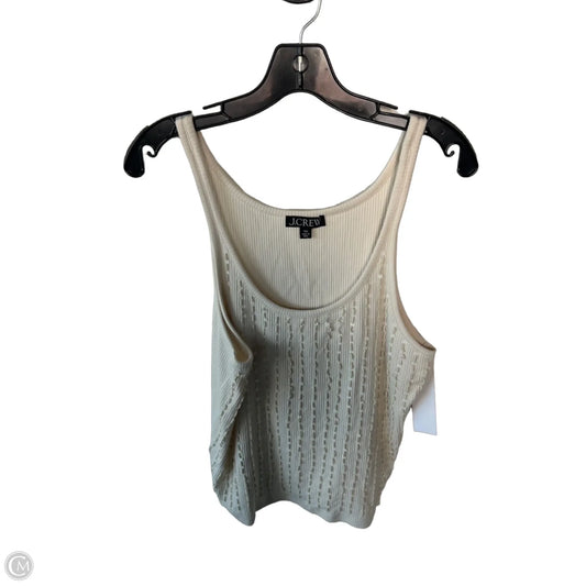 Top Sleeveless By J. Crew In Cream, Size: Xxl