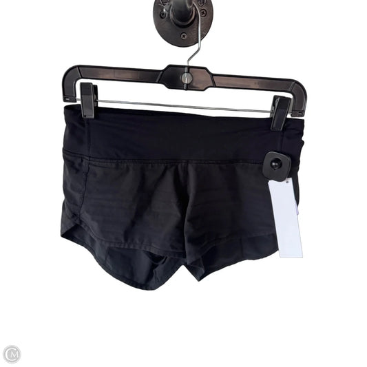 Athletic Shorts By Lululemon In Black, Size: 2