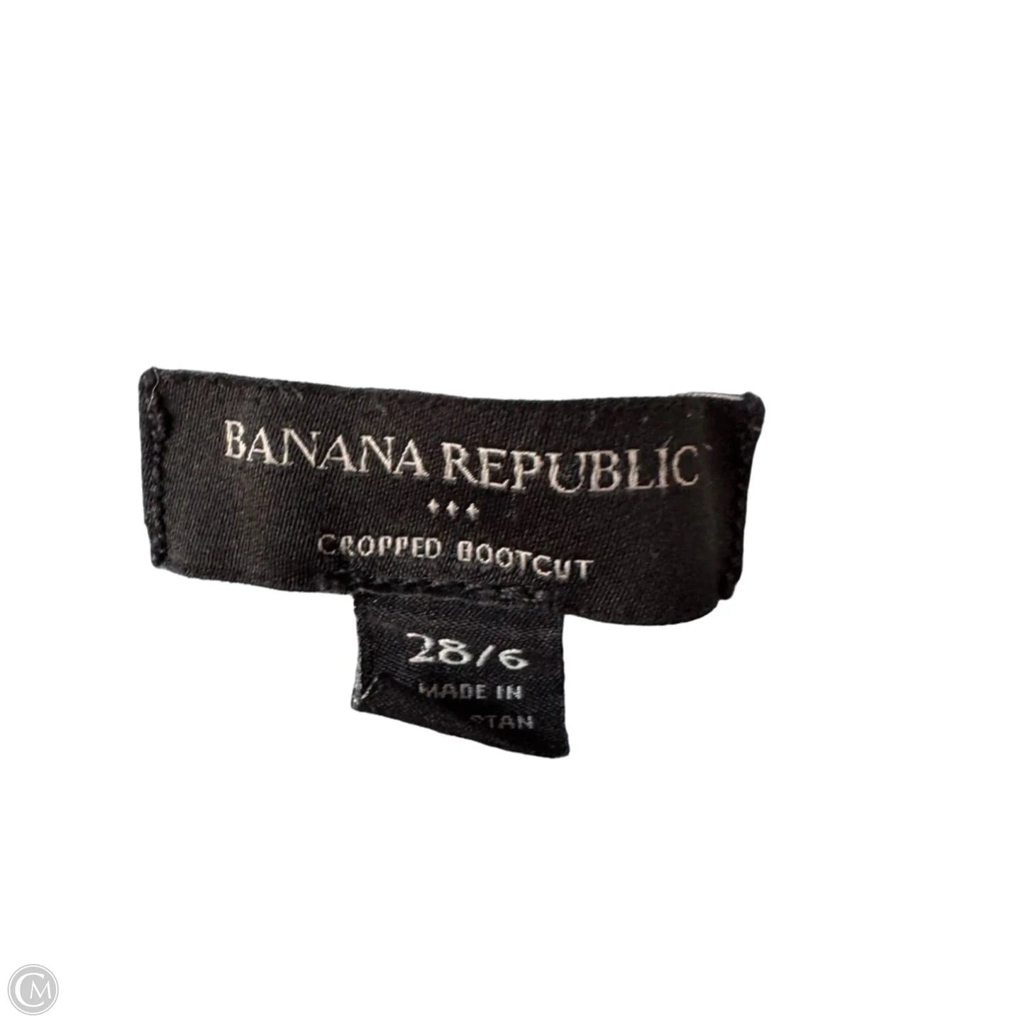 Jeans Boot Cut By Banana Republic In Blue Denim, Size: 6