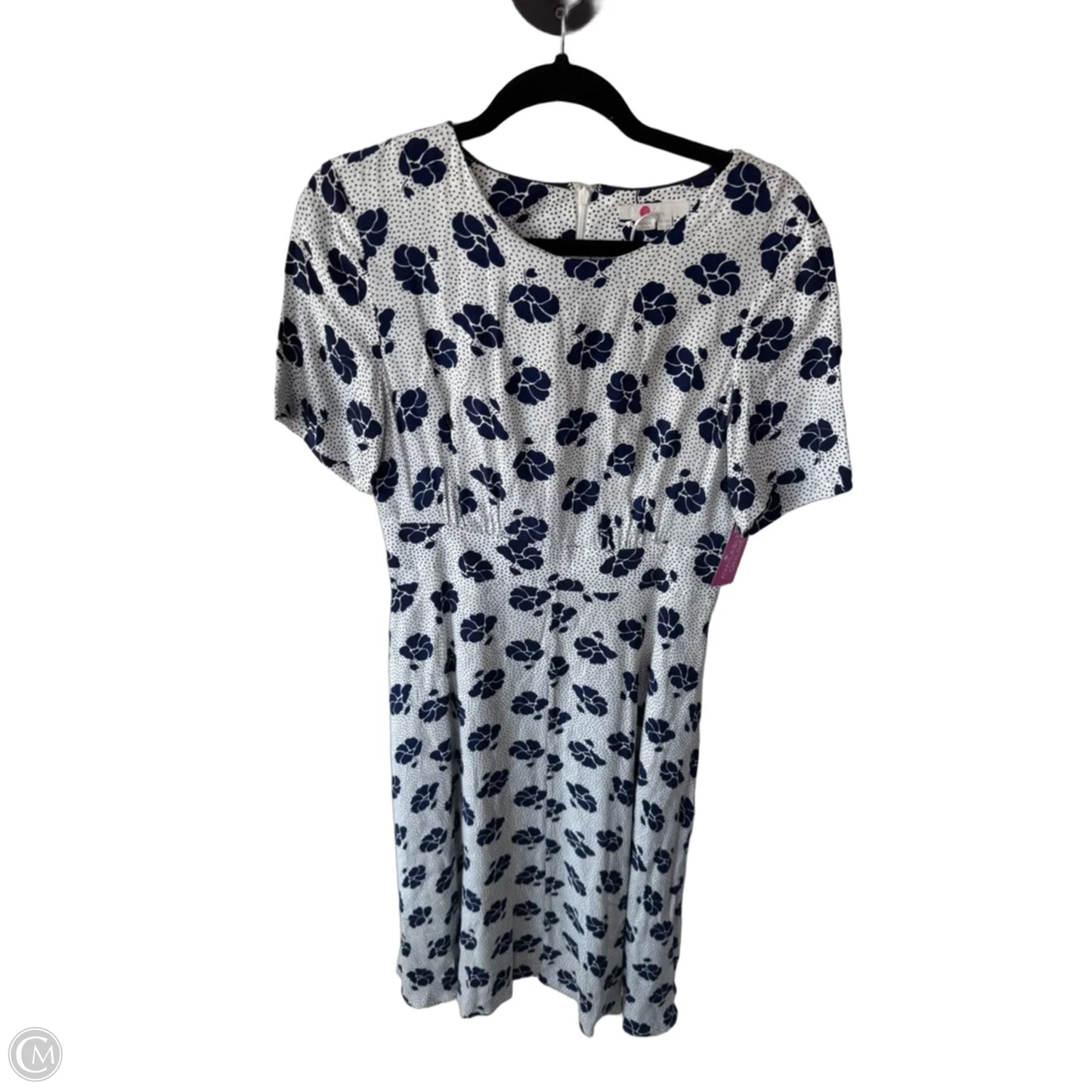 Dress Work By Boden In Blue & White, Size: S