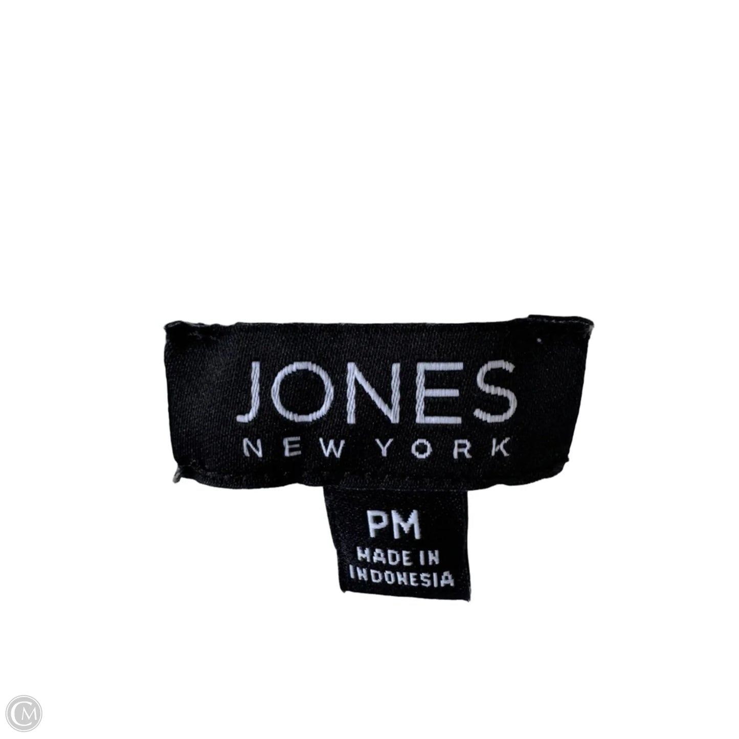 Blouse 3/4 Sleeve By Jones New York In White, Size: Mp