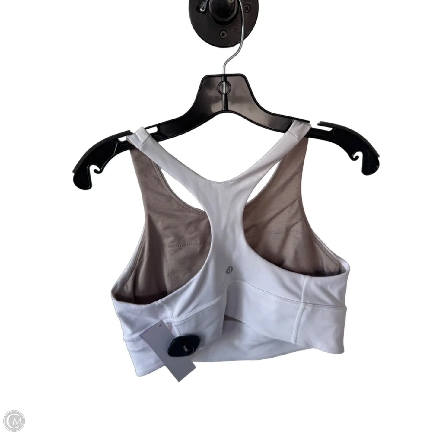 Athletic Bra By Lululemon In White, Size: L