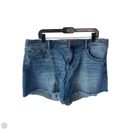 Shorts By Lane Bryant In Blue Denim, Size: 16