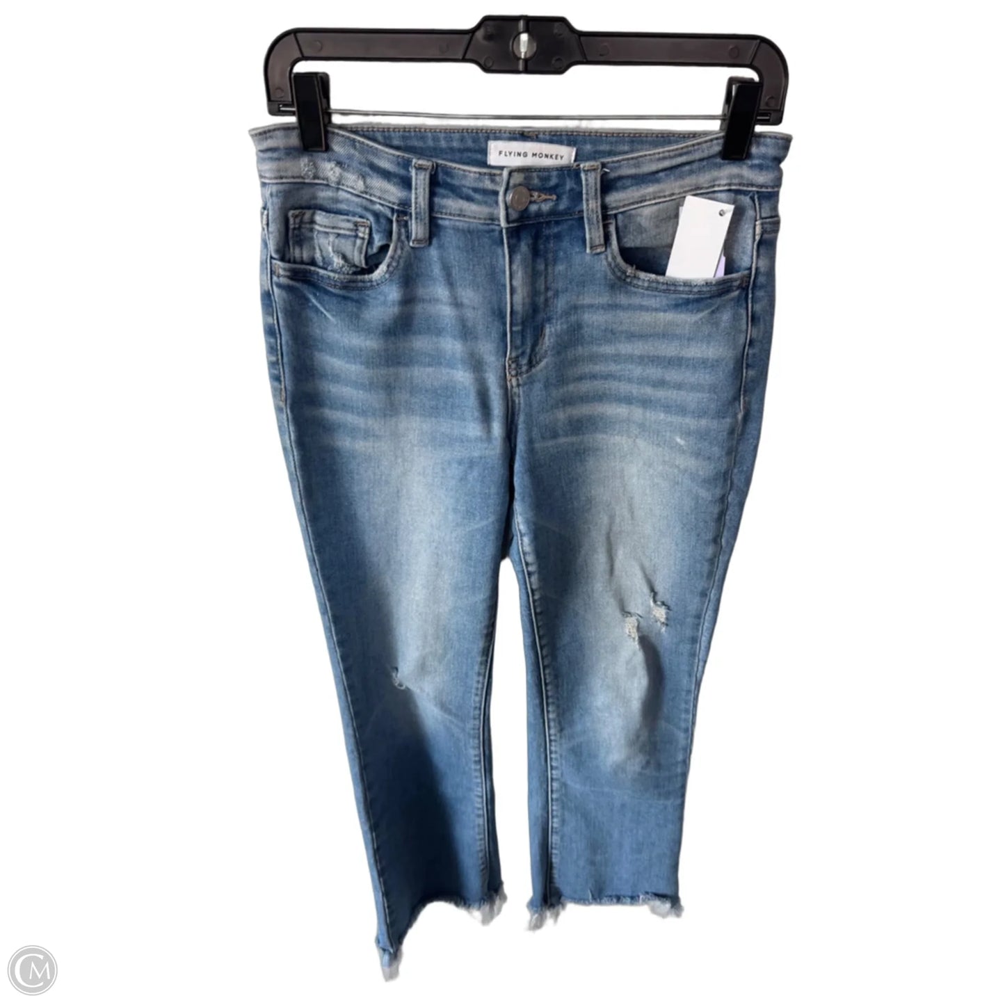 Jeans Straight By Flying Monkey In Blue Denim, Size: 4