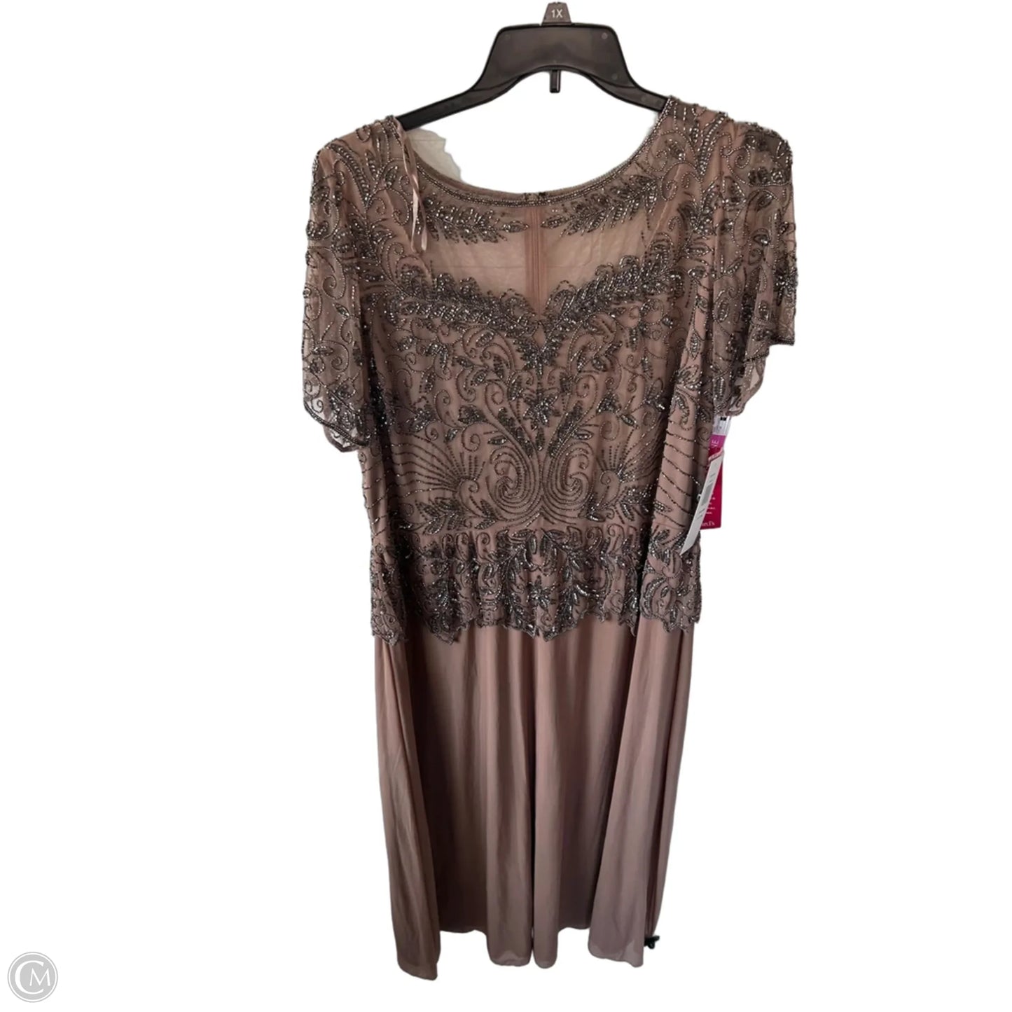 Dress Party Long By Cmb In Brown, Size: 1x