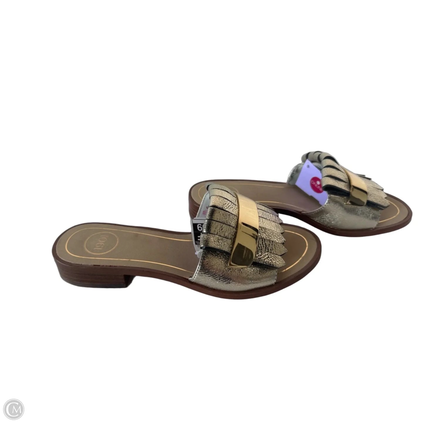 Sandals Flats By 1901 In Gold, Size: 5.5