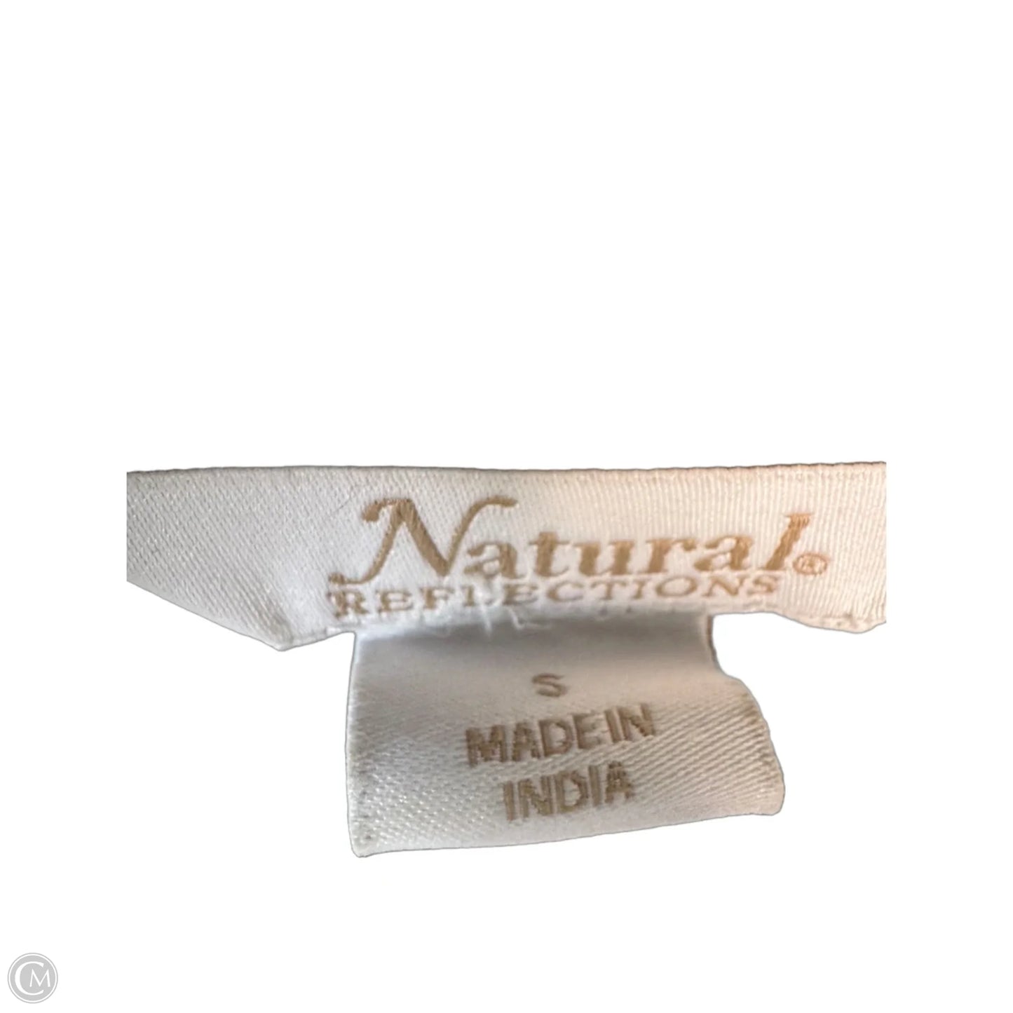 Jacket Shirt By Natural Reflections In Blue, Size: S