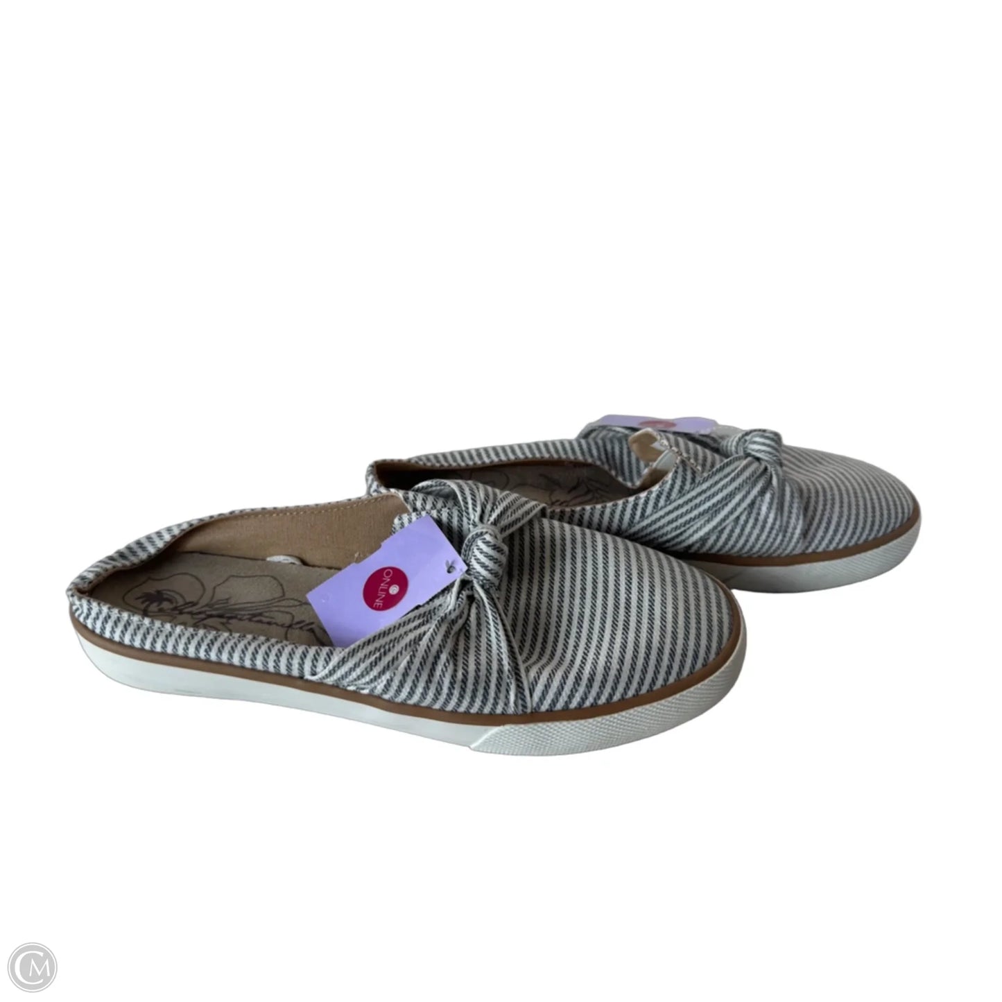 Shoes Sneakers By Clothes Mentor In Blue & White, Size: 8