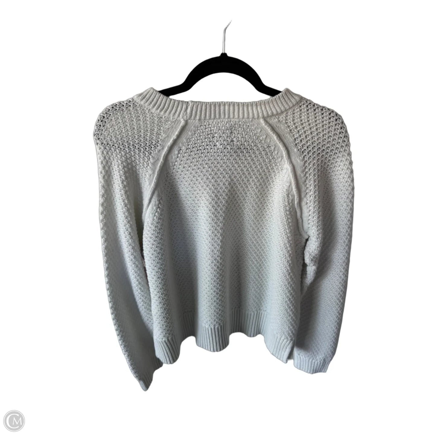 Sweater By Gap In White, Size: M