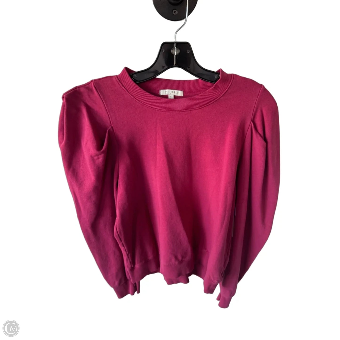 Sweatshirt Crewneck By Z Supply In Pink, Size: S