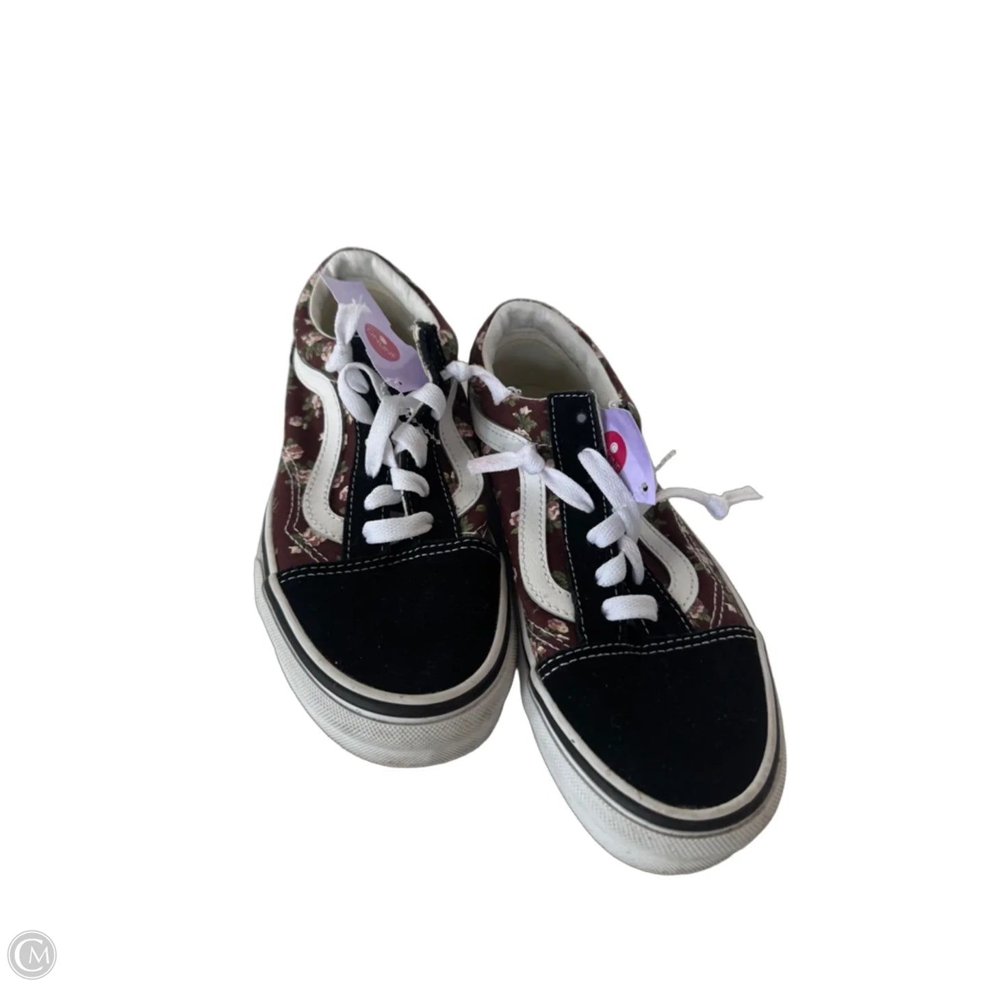 Shoes Sneakers By Vans In Blue & Brown, Size: 5.5
